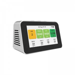 Dienmern 2019 přenosný detektor kvality ovzduší CO2 PM2.5 tester vnitřní detektor vzduchu PM1.0 PM10 inteligentní monitor kvality ovzduší HCHO