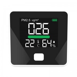 Přenosný analyzátor měřicího přístroje PM2.5 Přenosný detektor teploty plynu Detektor teploty testeru Monitor kvality vzduchu Analyzátor Vlhkost